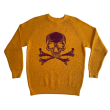 Gold & Purple Skull & Crossbones